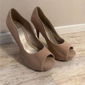 Beige Qupid Heels